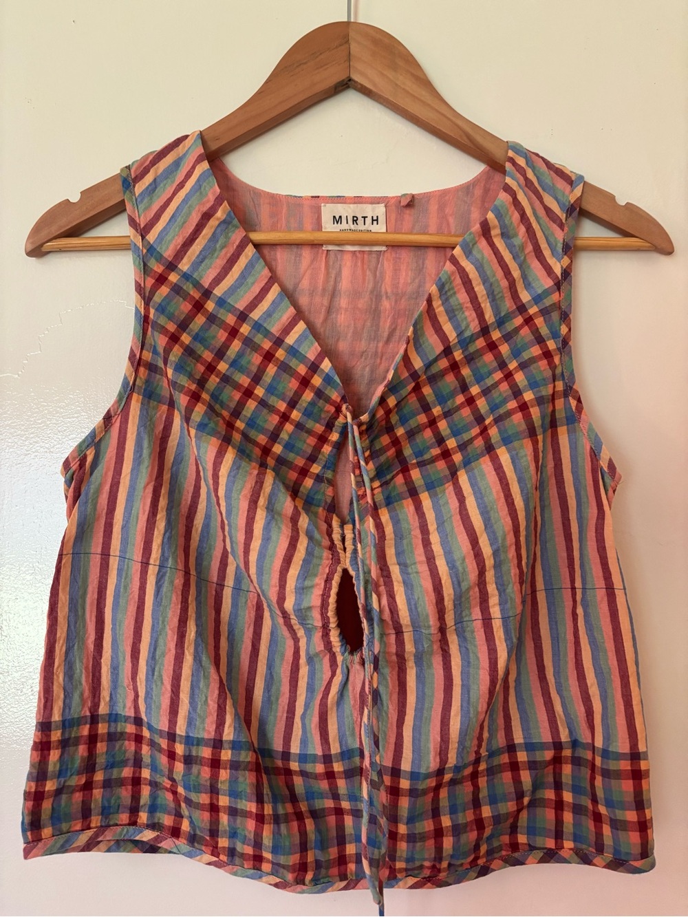 Mirth Cerritos Top in Campfire Plaid